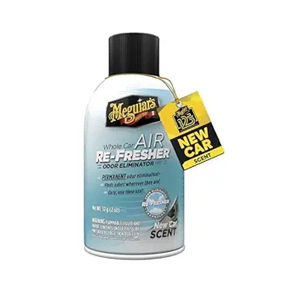 Meguiar's® Whole Car Air Re-Fresher | Eliminates permanent Odour | produces new car scent | One time solution for removing any strong odour