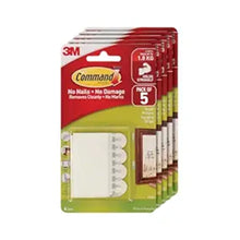 3M Command 17202ANZ Small Picture Hanging Strips – Pack of 5, Damage-Free Wall Hanging, Holds Up to 1.8kg, Ideal for Photos, Frames &amp; Décor