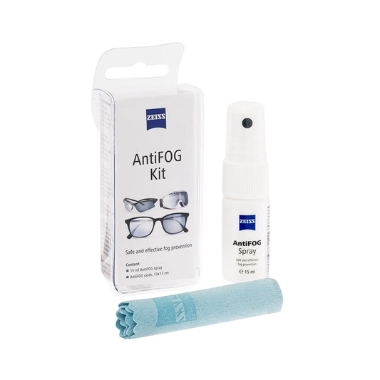 ZEISS AntiFOG Kit 15ml - Pack of 1 | Fog-Free Lens for up tp 72 hours | Ideal for Spectacles, Eyeglasses, Sunglasses, Camera Lenses, Bike Visors, Car Mirrors, Windshields, and Swim Goggles