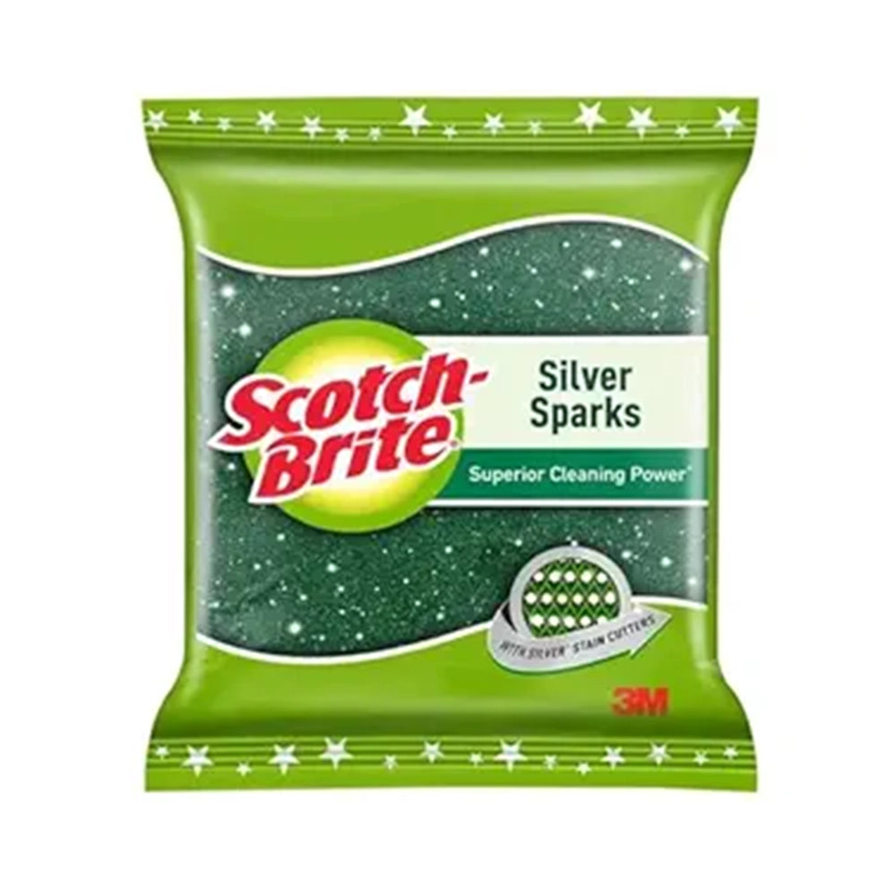 Scotch Brite Silver Sparks 7cm x 10 cm- Pack of 15