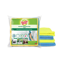 Scotch-Brite Microfiber Cloth/Wipe for Home, Kitchen, Appliance, Car cleaning pack of 4 pcs (40 cm x 40 cm, 340 GSM) ,Multicolor