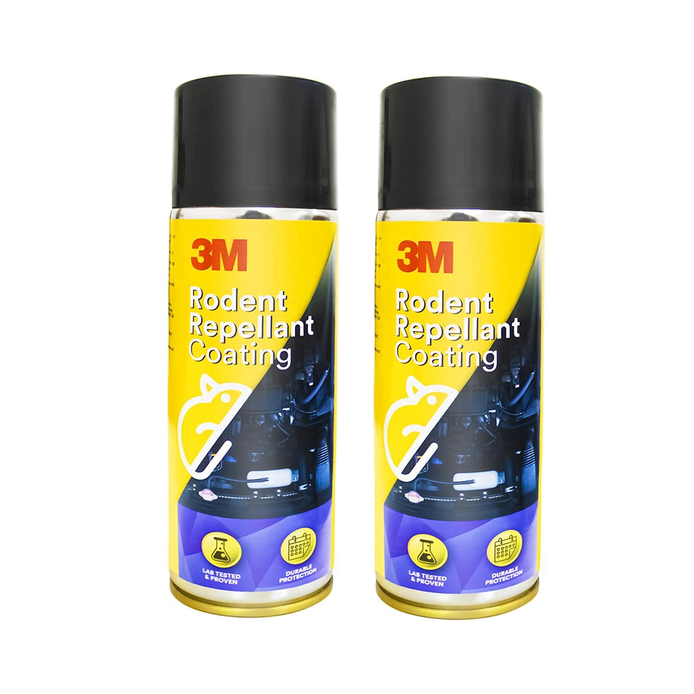 3M Rodent Repellent Coating, Rat Repellent Spray, Prevents Rat Bites in Engine Parts and Wires, Highly Effective, Leak-Free, Easy-to-Spray, Bitter Taste, No Kill-only Repels (Each 250g, Pack of 9)