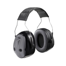 3M Peltor H7A-PTL Over-the-Head Earmuffs, 26DB Noise Reduction Ratting, Push to Listen, Headband Headset (Grey and Black, Pack of 1)
