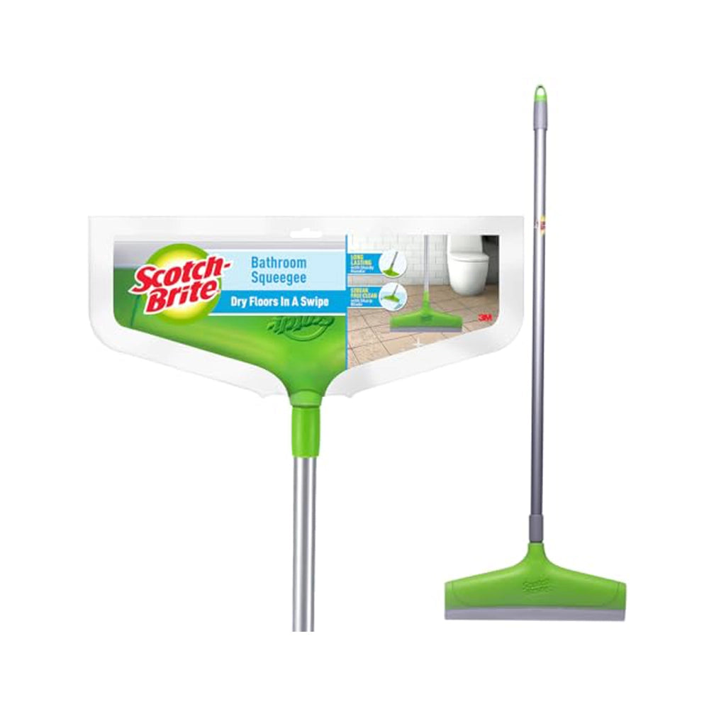 Scotch-Brite long Wiper, Superior TPE blade (Blade length: 30 cm), Streak free clean, lightweight, Indoor and Outdoor cleaning, mopping