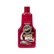 Meguiars Cleaner Wax (473 ml), cleans and protects car paint in 1 easy step, leaves paint with a high gloss shine, durable and easy to apply, safely removes fine scratches and swirl marks