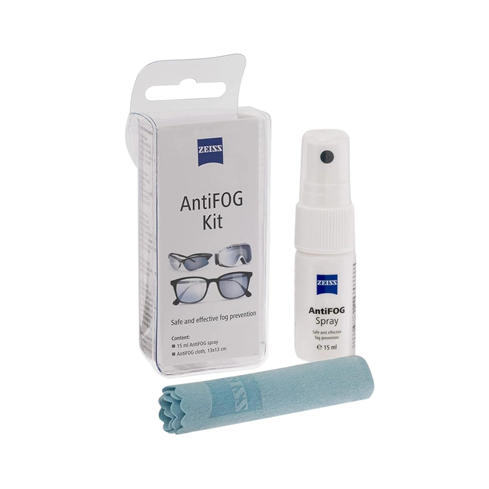 ZEISS AntiFOG Kit 15ml - Pack of 3 | Fog-Free Lens for up tp 72 hours | Ideal for Spectacles, Eyeglasses, Sunglasses, Camera Lenses, Bike Visors, Car Mirrors, Windshields, and Swim Goggles