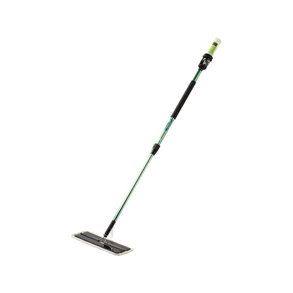 3M Easy Scrub Express Flat Mop Tool, Cleaning Mop with Pad Holder, Reusable Microfiber Cloth &amp; Caddy Fluid Bottles, Easy to Use for Home &amp; Commercial, Light Weight, Adjustable Handle, (16 in,1/case)