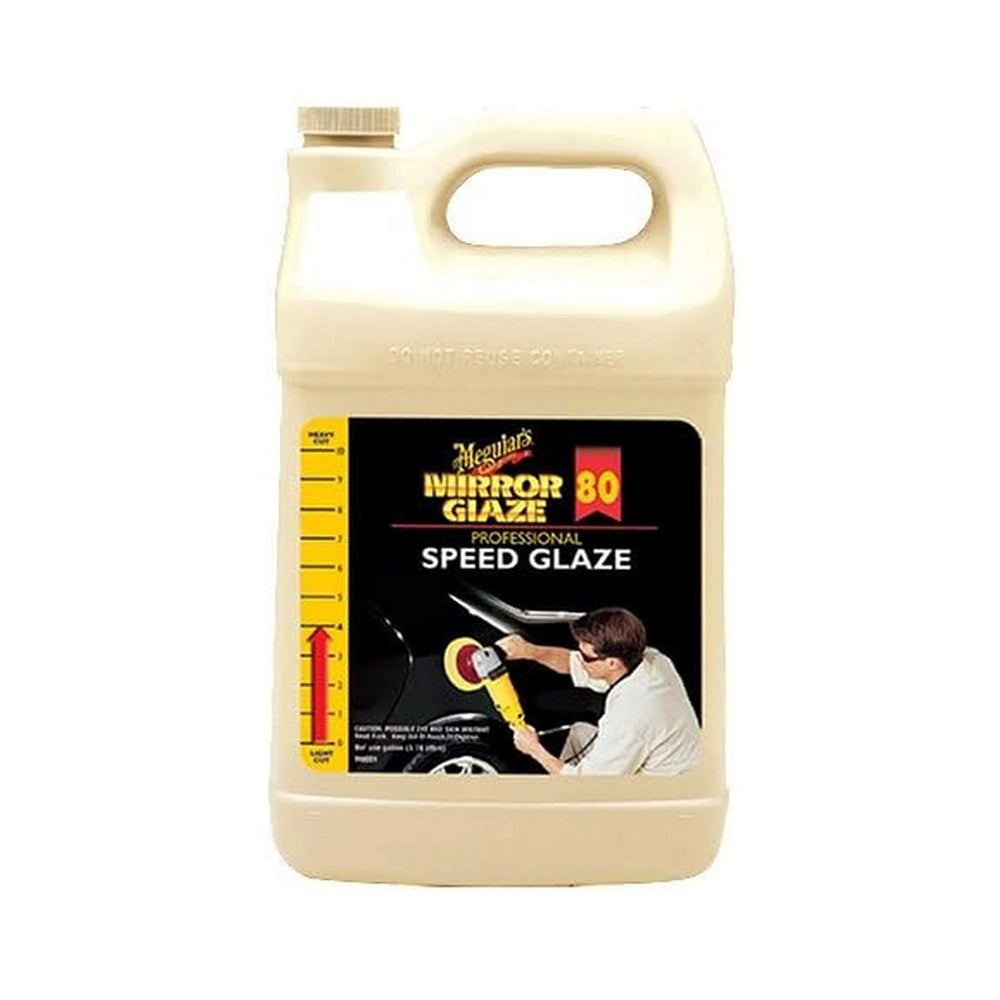 Meguiar’s Mirror Glaze Professional Speed Glaze Body Shop Safe Removes Light Swirls and Oxidation to Restore New Paint Like Shine
