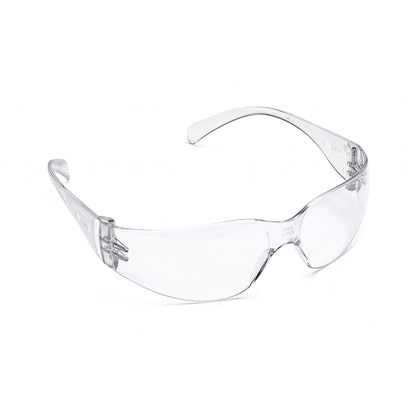 3M 11850 Safety Goggles Hard Coat Eye Protector Anti Pollution Goggles For Multipurpose Eyewear Use In Riding Motorcycle, Construction, Clear Transparent Goggles (Pack of 2)