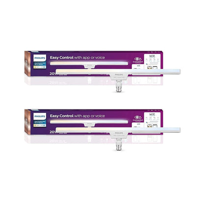 PHILIPS Smart Wi-Fi LED T-Beamer 20 w 2-Feet (Pack of 2) (Shades of White + Tunable + Dimmable + Pre-Set Modes) (Compatible with Amazon Alexa and Google Assistant), b22d