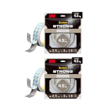 Scotch 3M Double Sided Tape (1m holds 4.5Kgs) for indoor hanging applications (Photo frames, Mirrors, Key Holders, Extension Boards, Wall decoration, etc)(L: 3m, W: 24mm)