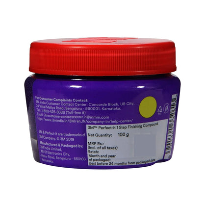 3M Perfect-It 1-Step Finishing Compound (100 g) | Removes Minor Scratches,Foam;Wool,Black