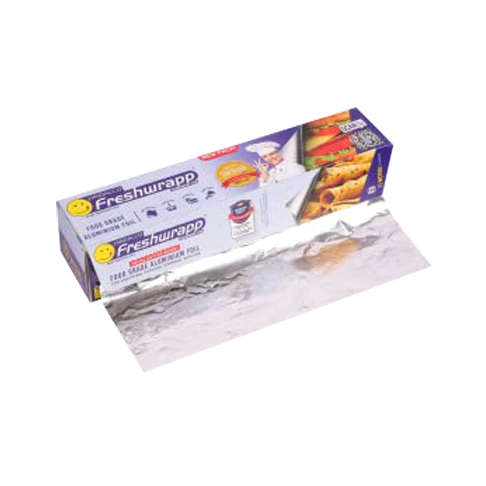 Freshwrapp Hindalco Aluminium Foil 72 Meters, 11microns | Food Packing , Wrapping, Storing and Serving