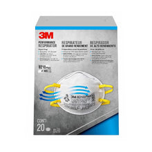 3M 8210 Disposable Respirator N95 Face Mask, Non Woven Fabric, Metal Nose Clip and Elastic Headband, NIOSH Approved, Particulate Anti Air Pollution Respirator (Pack of 20)
