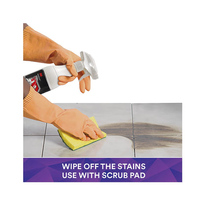 3M Sharpshooter Stubborn Stain Remover with Trigger Spray for Soil Removal From Hard Washable Surfaces Include Walls, Floors, Chrome, Steel, Ceramic, Ready to Use, Convenient &amp; Effective - 500ml