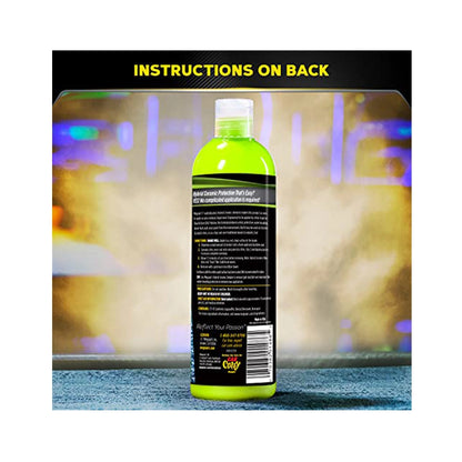 Meguiar's Hybrid Ceramic Liquid Wax (473ml), water repellent layer with Si02 Technology, Long-lasting ceramic protection with excellent water beading, pleasant fragrance, DIY easy to apply by hand