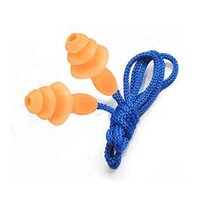 3M 1270 Ear Plug Corded, Extra Soft, Reusable Earbuds Noise Cancellation, Soundproof Earplug Use For Underwater, Meditation, Study, Flight Travel, Sleeping, Sound Block Up To 24 Decibel (Pack of 5)