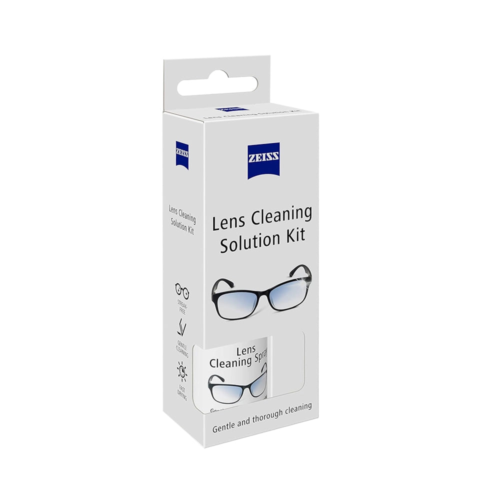 ZEISS Lens Cleaning Solution Kit 30ml with Microfiber Cloth- Pack of 1 | Perfect Lens Cleaner for Spectacles, Eyeglasses, Sunglasses, Camera Lenses and Binoculars