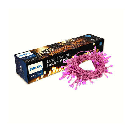 Philips Starlit 12 Meter 72 LEDs String Light for Decoration | Festival LED String Light for Home| Warm White, Pack of 1,Polycarbonate, for Diwali, Ganesh Chaturthi, Christmas