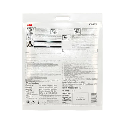 3M 9004GV Anti Pollution Mask (Pack of 3, Grey)