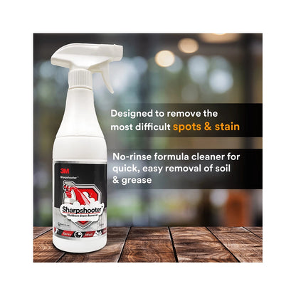 3M Sharpshooter Stubborn Stain Remover with Trigger Spray for Soil Removal From Hard Washable Surfaces Include Walls, Floors, Chrome, Steel, Ceramic, Ready to Use, Convenient &amp; Effective - 500ml