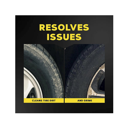 Meguiar's Hot Shine Tire Foam Easy to use Aerosol Tire Shine with UV Protection for Glossy, Rich Black Tires